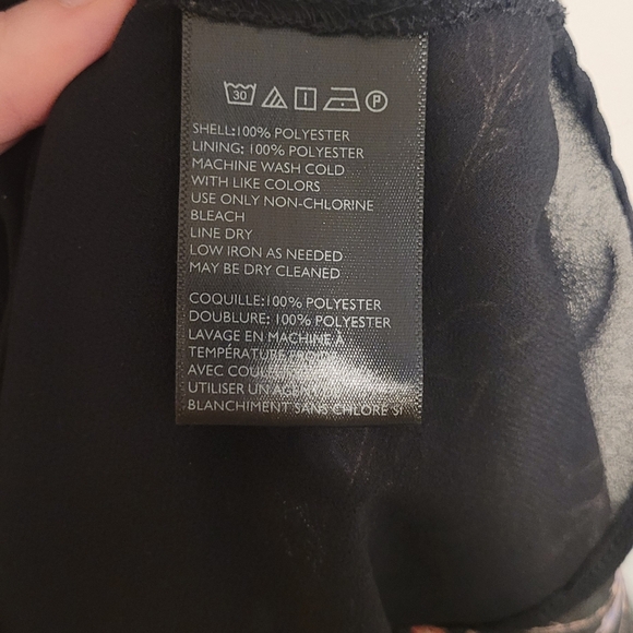 Kimchi Blue Black Floral Mini Dress Womens 10 - Picture 8 of 8